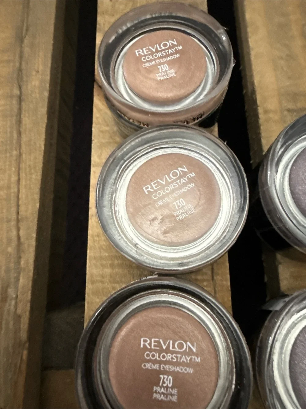 9- Revlon Cream Eyeshadow Collection — Brown, Taupe, Pink, Champagne, Silver